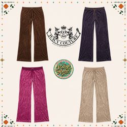 Y2K Juicy Couture Velour Bellow Bottoms Sweat Pant..