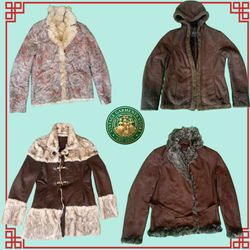Vintage Afghan-Style Fur Coat – Euro Original 6-Pi..