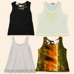 Y2K Vintage Tank Tops | Fairycore Coquet..