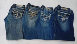 CR9925 Vintage Rock Revival Flare & Straight Jeans
