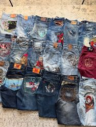 Japanes Embroidery Jeans