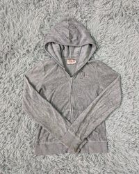 ***Juicy Couture Hooded Track Jacket | Y2K Velour