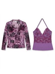 (FV-1984) Romantic Grunge Y2K Tops