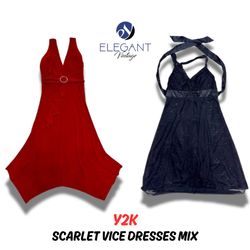 Y2K Scarlet Vice Mix Dresses - EV0277
