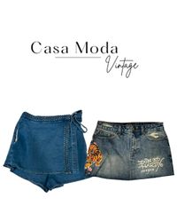 070726-2 Denim mini skirts 10 pcs