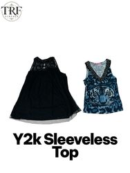 Y2K Sleeveless Top.     #0069