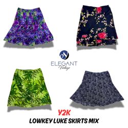 Y2K Lowkey Luke Mix Skirts - EV0280