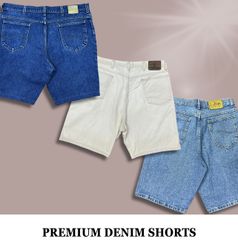 Lee, Wrangler And Tommy Denim Shorts