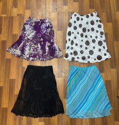 Y2K unique Poly mesh Skirt 15 pcs At 1167