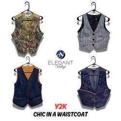 Y2K Chic In A Waistcoat - EV0292