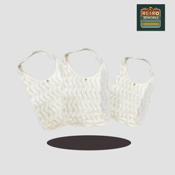 SS26 Upcycled Lace Bags