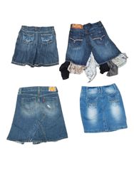 Y2k denim midi skirt (VM-85)