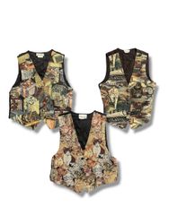 Unique tapestry or cotton vest