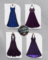 Y2K Grunge Poly Dress