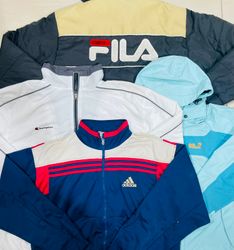 Mix branded track jackets