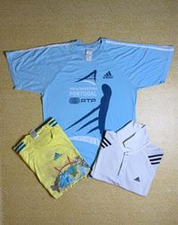 TH# 262 Vintage Adidas Logo T-Shirts | Mixed Henle..