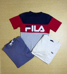 TH# 263 Vintage Fila Mixed T-Shirts | Crew Neck & ..