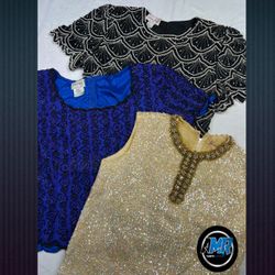 Blouse perlée