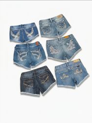 Y2k Denim mini shorts (S-21)