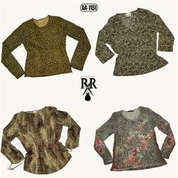 Y2K Animel Printed Full Sleeve Tops (AA-1151)