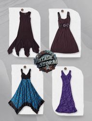 Y2K Grunge Poly Dress