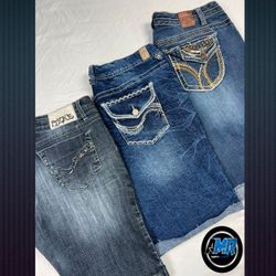 Y2k denim shorts