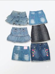 Y2K Denim Mini Skirts(VM-91)