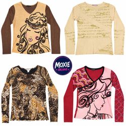 Y2K Chic Graphic Tops Collection – Long Sleeve Blo..