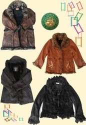 Vintage Afghan Fur Coats – Women’s Trendy Y2K Oute..