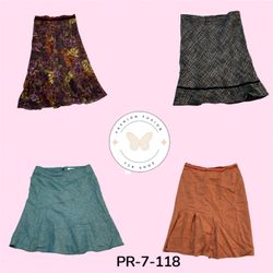 Y2K Vintage Wool Skirts – Classic Retro Winter Sty..
