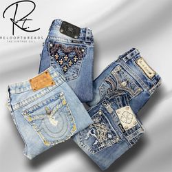 RT 1549 Mix Brand BootCut Jeans