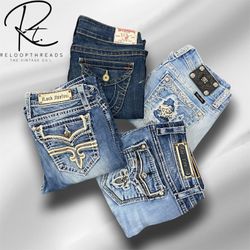 RT 1550 Mix Brand BootCut Jeans