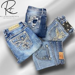 RT 1551 Mix Brand BootCut Jeans