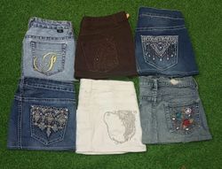 MAURICES AND OTHER MIX BRANDS MINI SKIRTS (C 235)