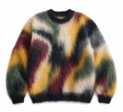 Mohair hairy sweater