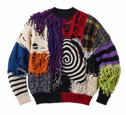 Crazy pattern sweater