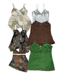Y2K beaded and Lac trim camisole | V-T556