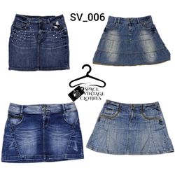 Y2K Denim Skirts ( SV_ 006 )