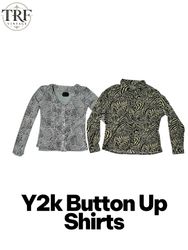 Y2k Button-Up Shirts.      #0071