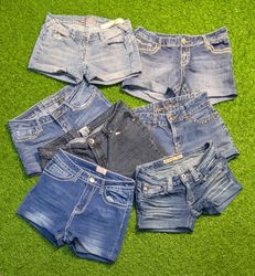 6660 - Upcycled Denim Mini Short