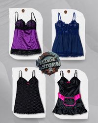 Y2K Grunge Babydoll Tops