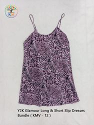 Y2K Glamour Long & Short Slip Dresses Bundle ( KMV..