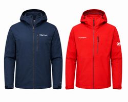 Marmot and mammut jackets
