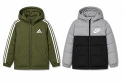 Adidas and Nike kids jackets