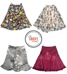Y2K Floral Skirts LX485