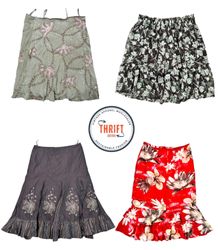 Y2K beaded and Floral Skirt Bundle LX484