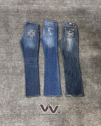 Y2K Flare Jeans #090726 #005