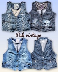 Denim waistcoat 15 pieces
