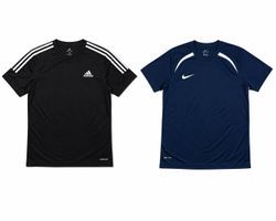 Nike and adidas sports t-shirts