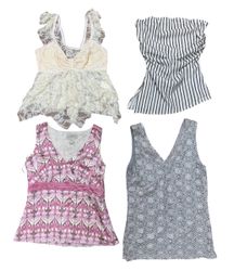 Y2K sheer Tops 10 pcs At 1171